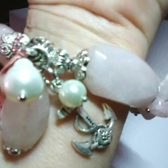 Rose Quartz, Indian Garnet, Bracelets - Picture 5 of 6